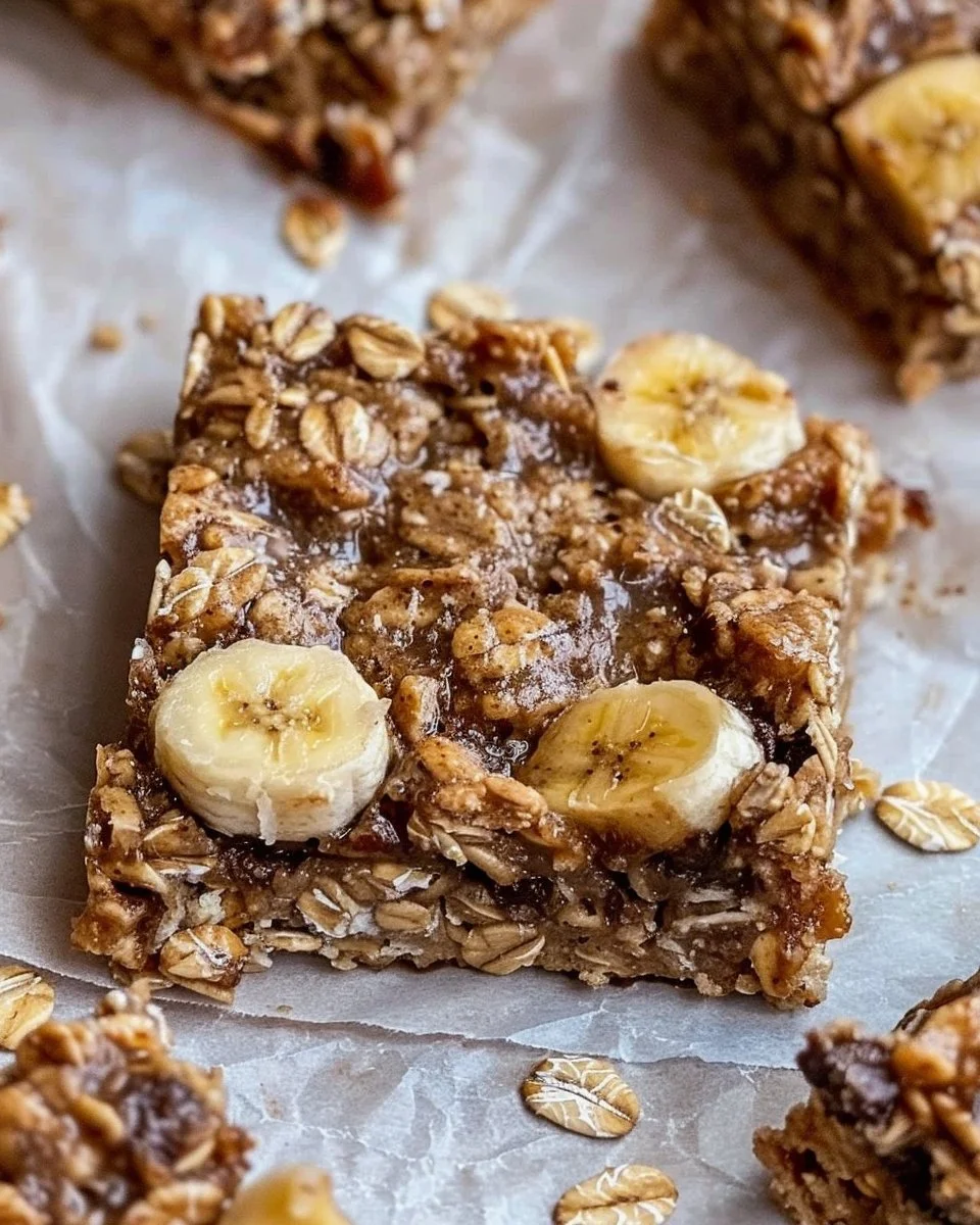Banana Oatmeal Bars
