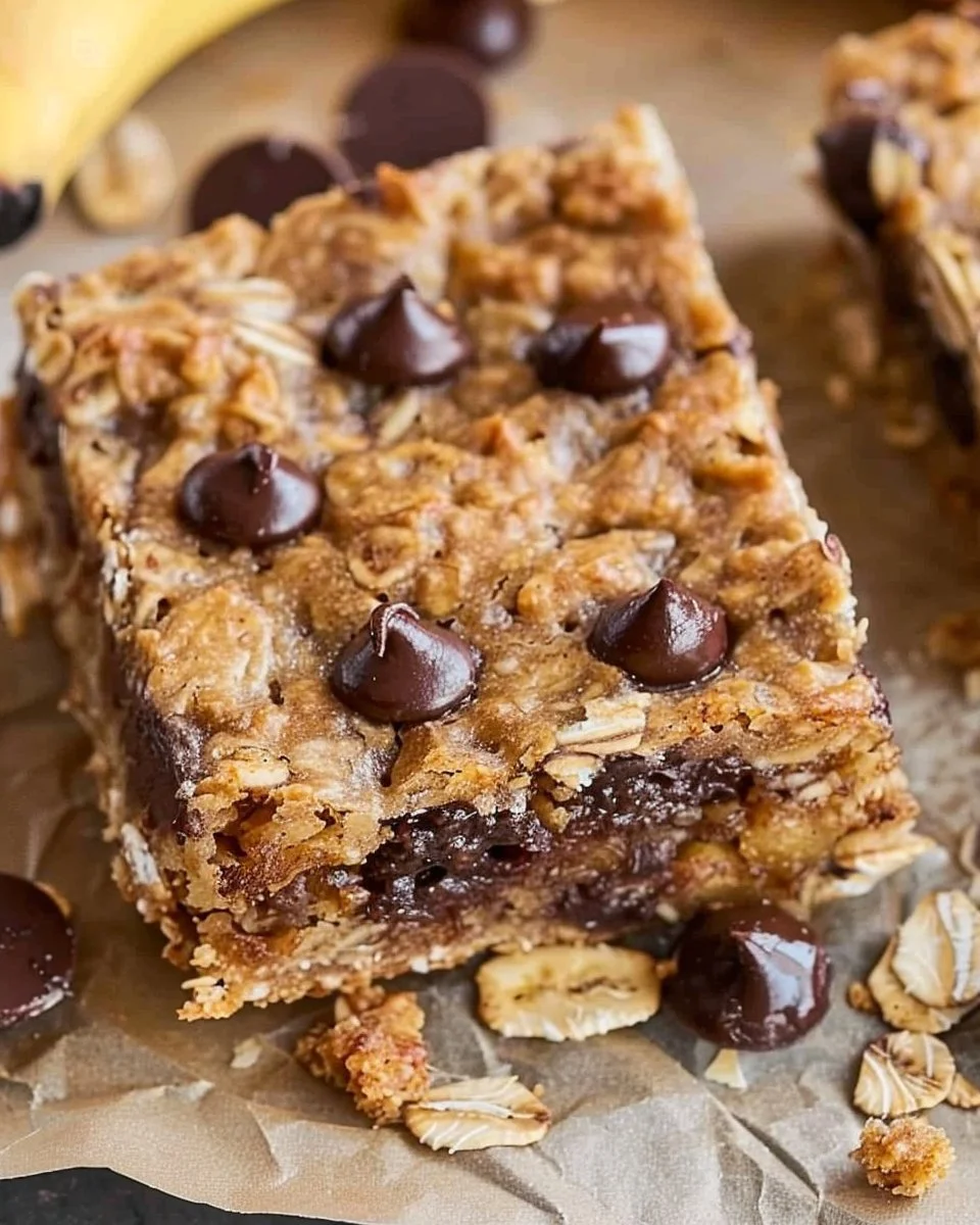Banana Oatmeal Bars