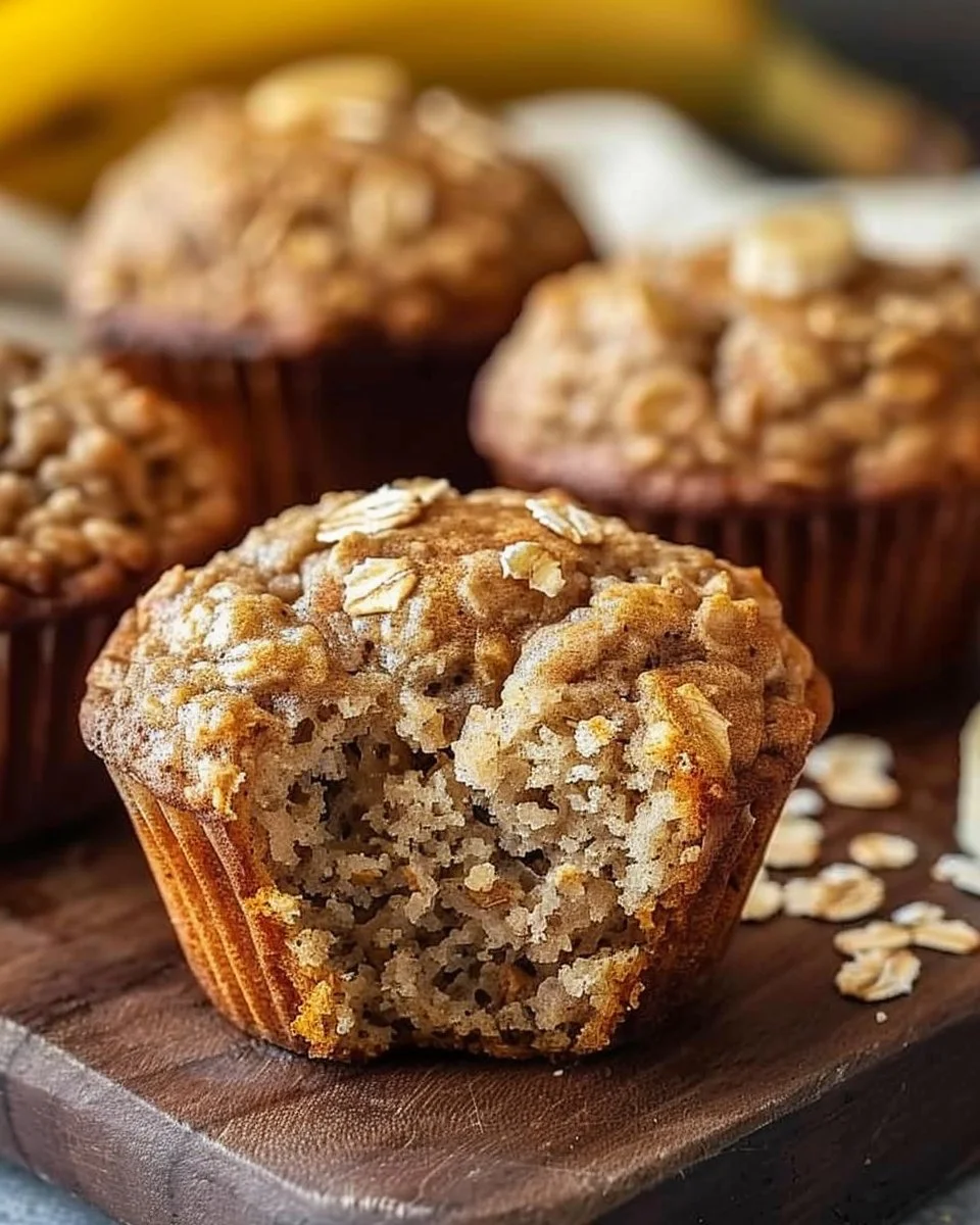 Banana Oatmeal Muffins
