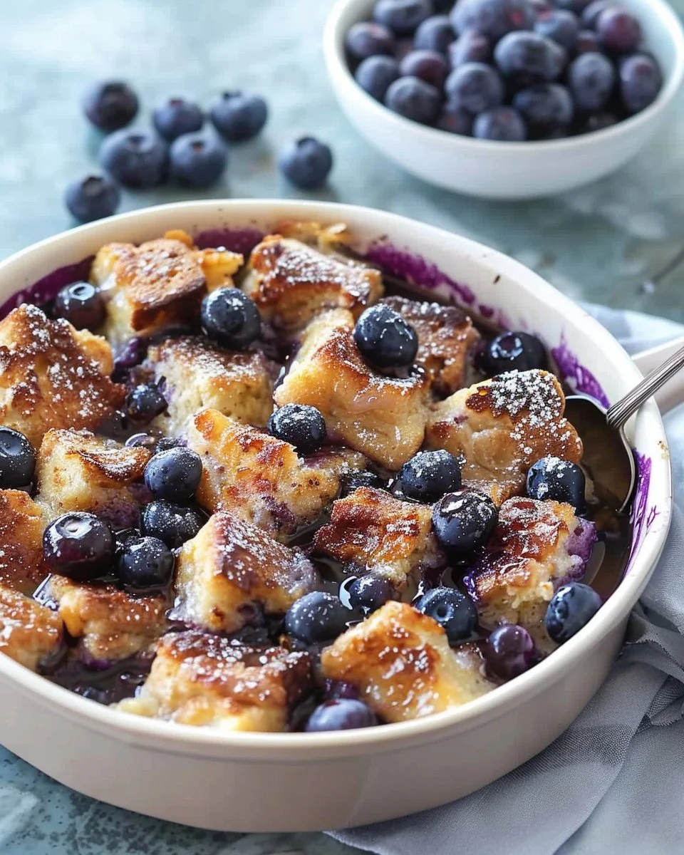 Blueberry French Toast Casserole