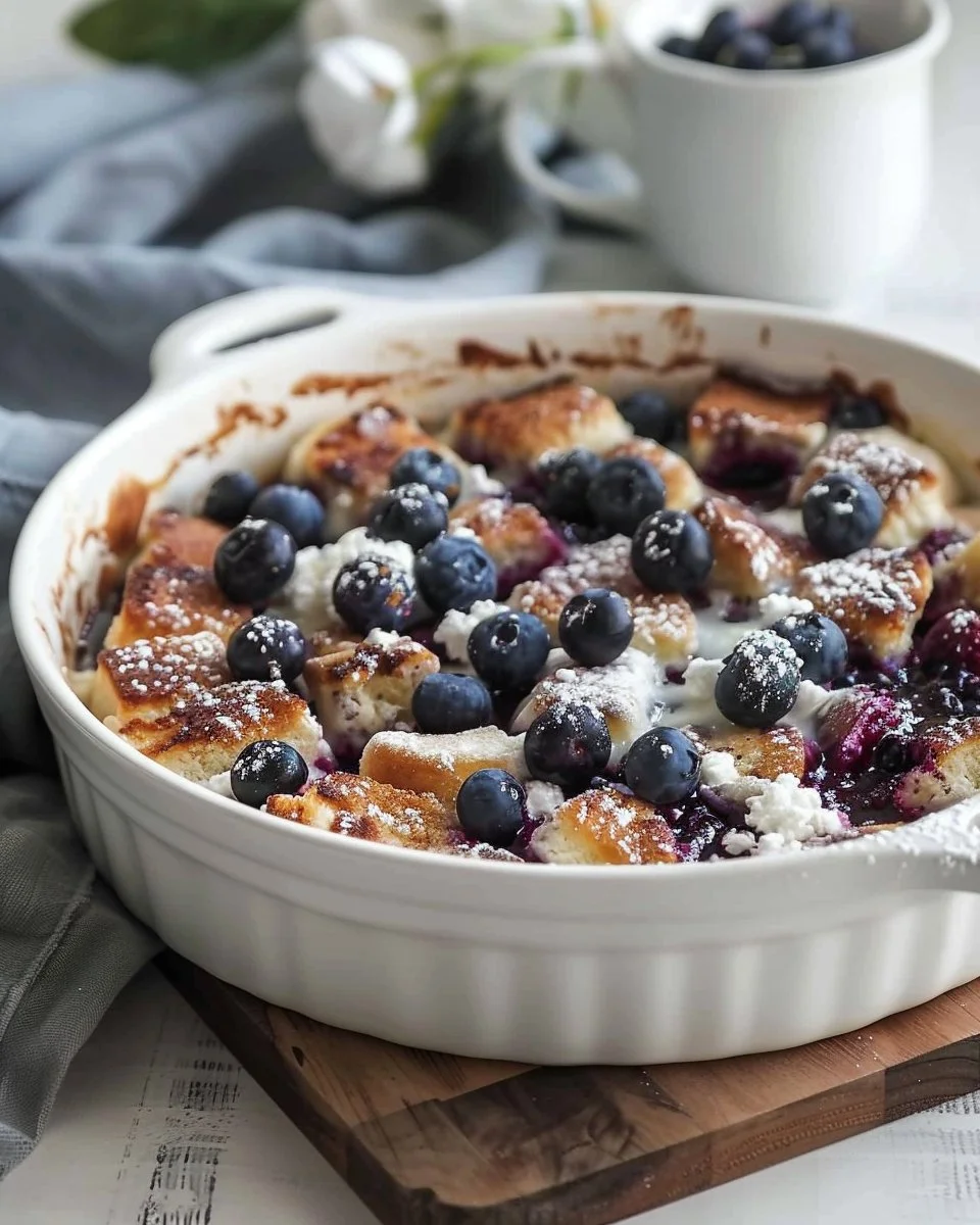 Blueberry French Toast Casserole