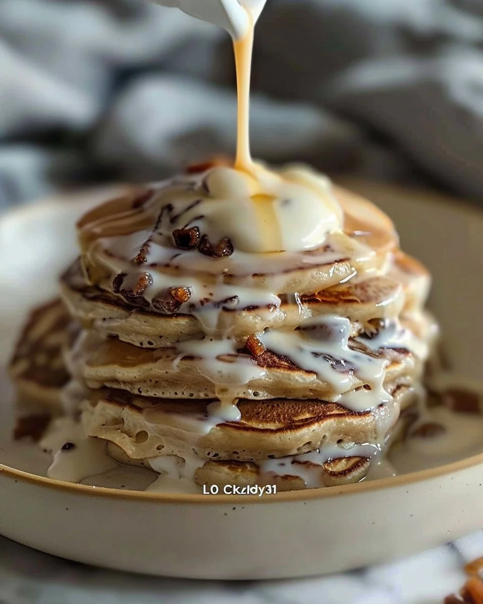 Cinnamon Roll Pancakes