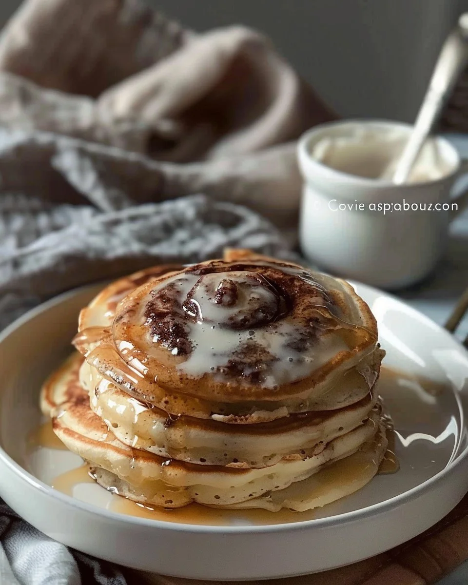 Cinnamon Roll Pancakes