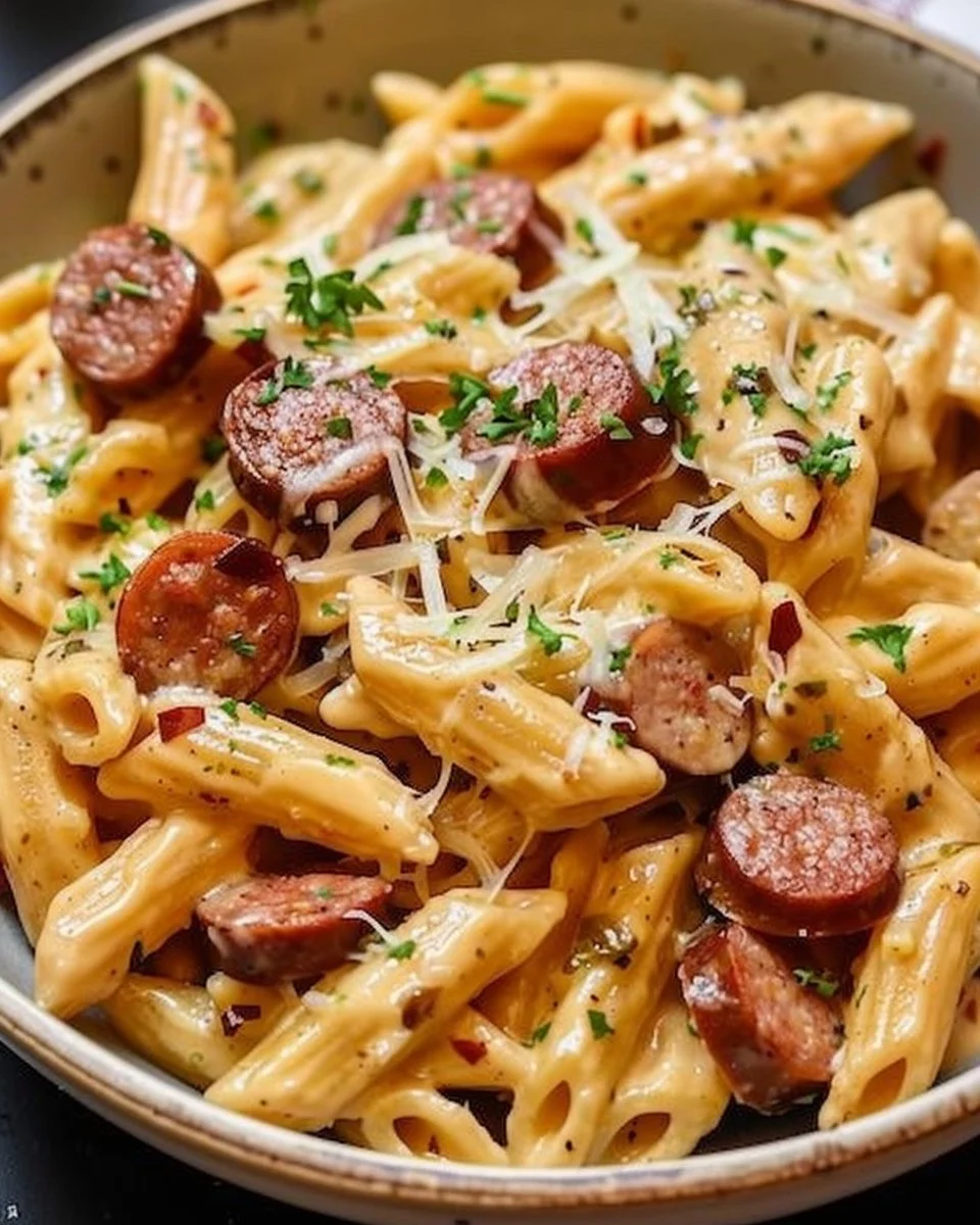 Creamy Smoked Sausage Pasta - A Rich & Flavorful Comfort Dish