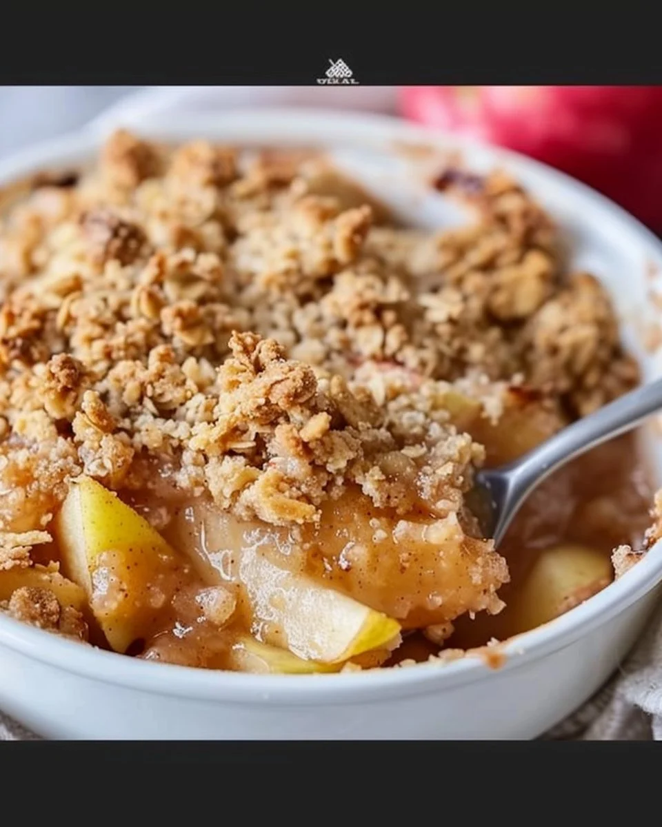 Healthy Breakfast Apple Crumble