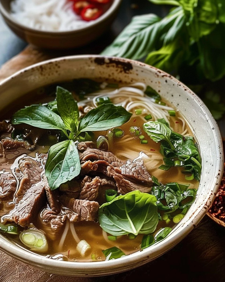 Instant Beef Pho Concentrate with Extra Ginger & Thai Basil