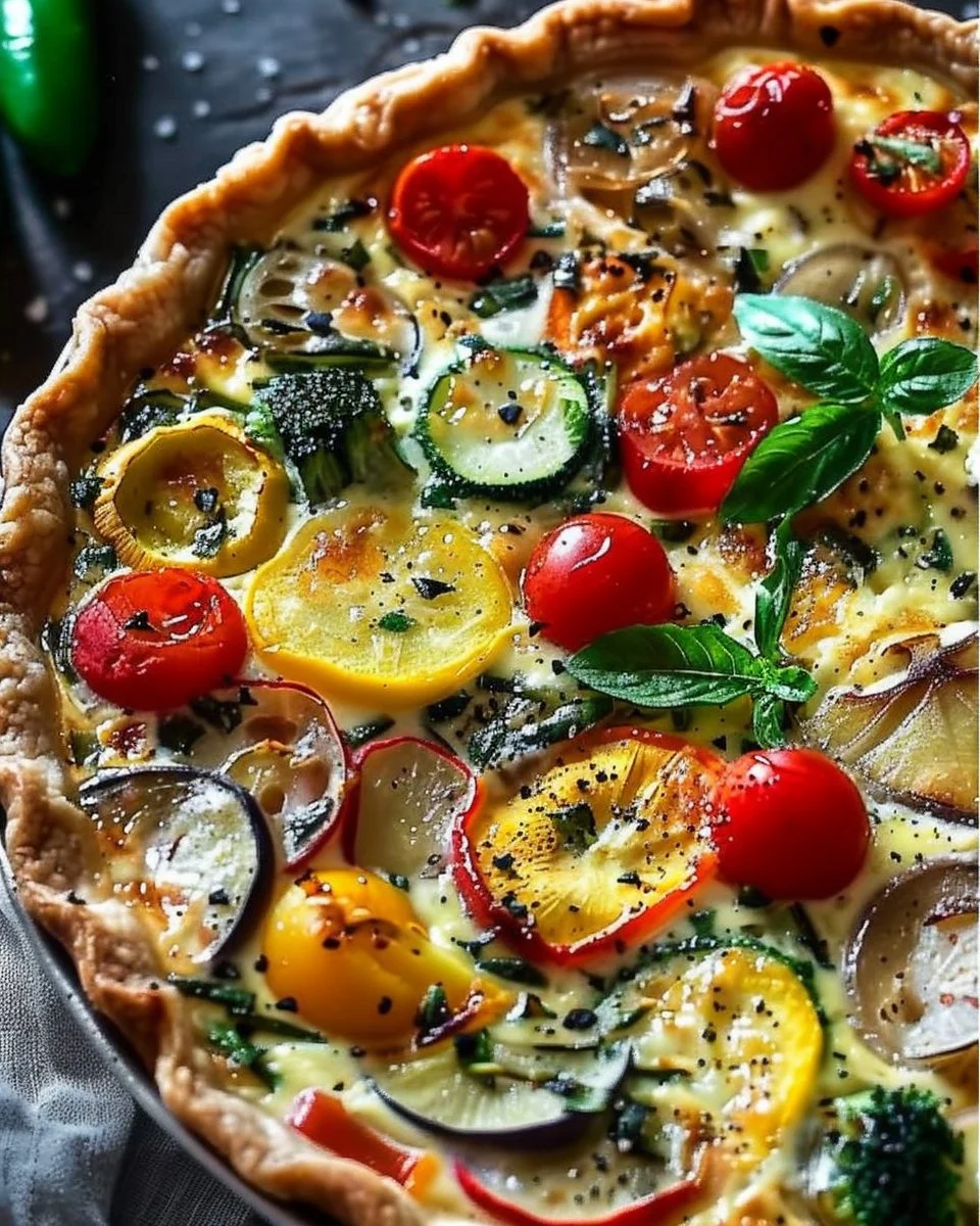 Simple Mixed Vegetable Quiche: A Comforting Classic with a Colorful Twist