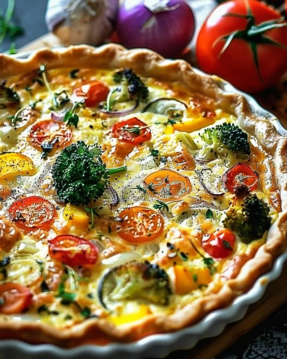 Simple Mixed Vegetable Quiche: A Comforting Classic with a Colorful Twist