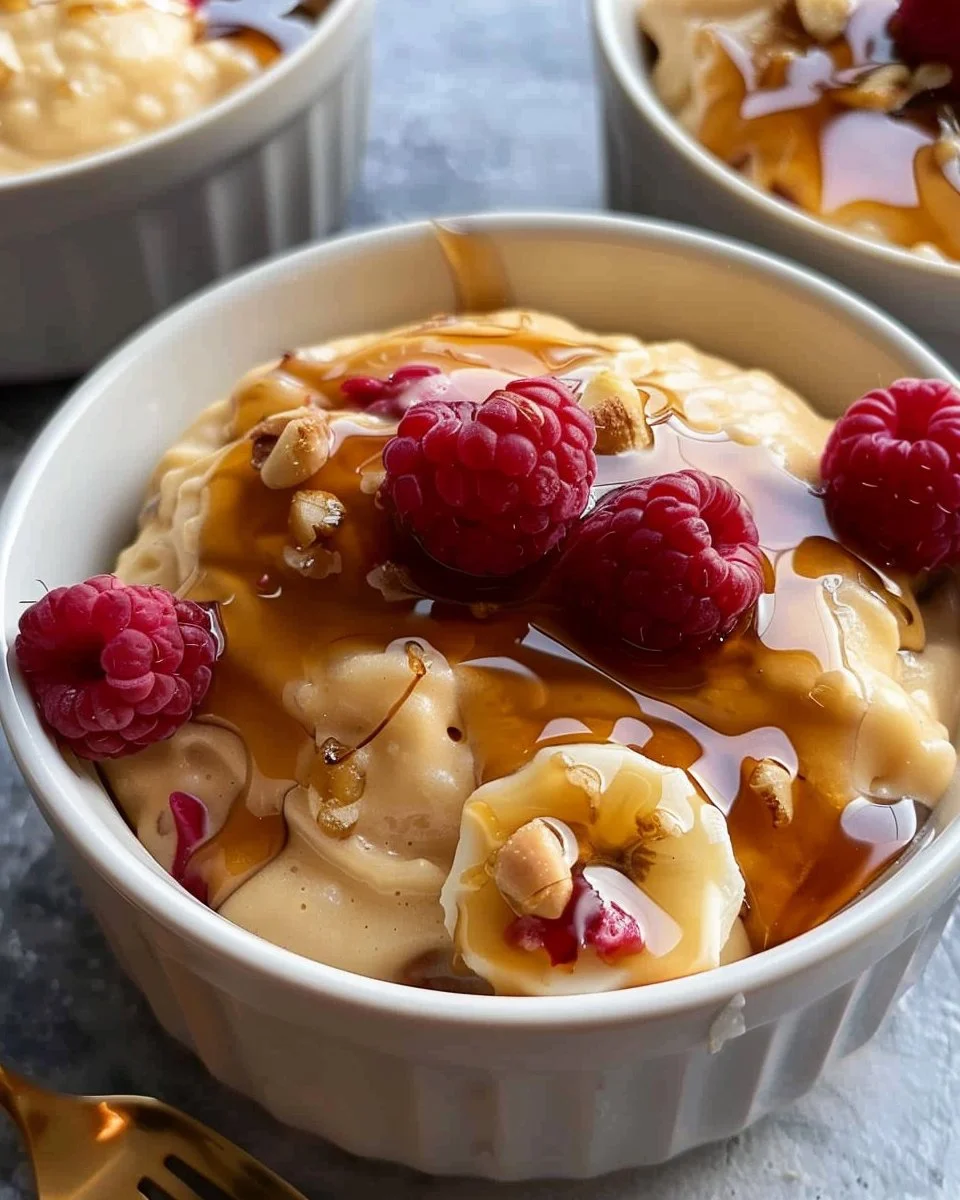 Single Serving Fluffy Baked Protein Pancake Bowls