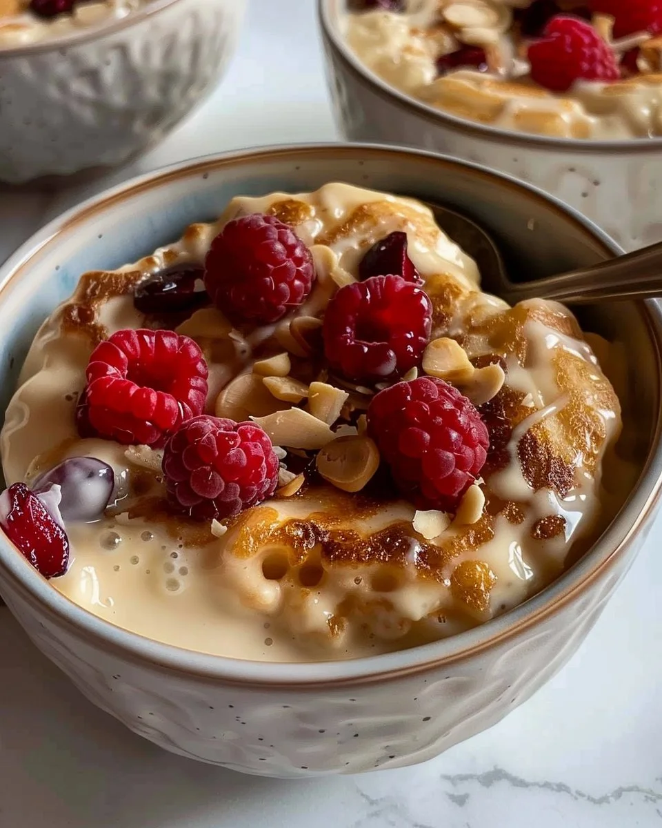 Single Serving Fluffy Baked Protein Pancake Bowls