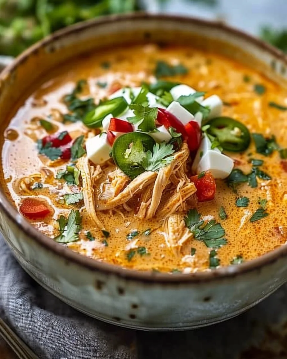 Creamy Chicken Enchilada Soup