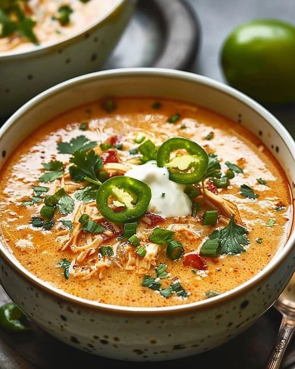 Creamy Chicken Enchilada Soup