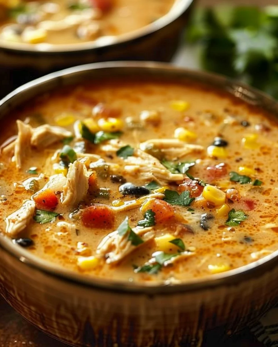 Creamy Chicken Tortilla Soup