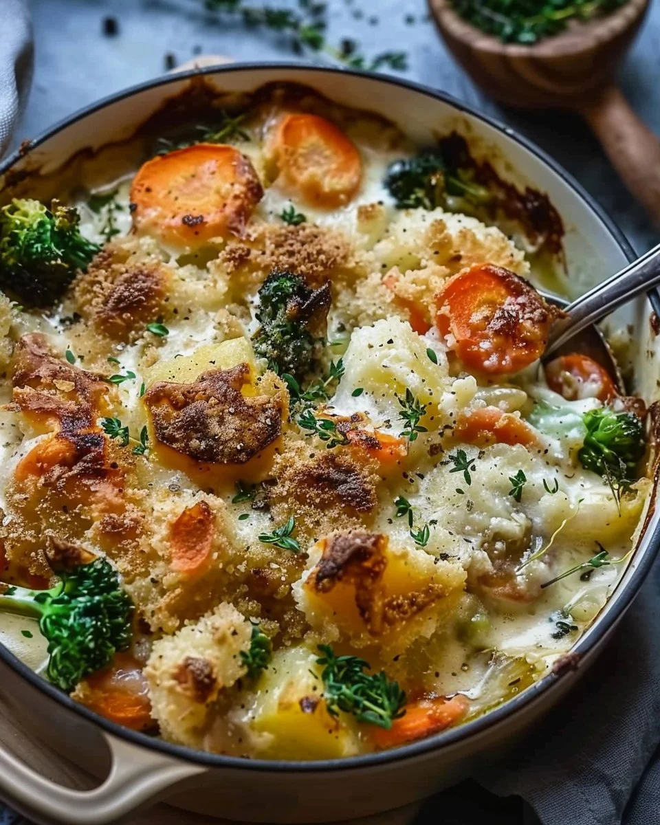 Creamy Winter Vegetable Casserole
