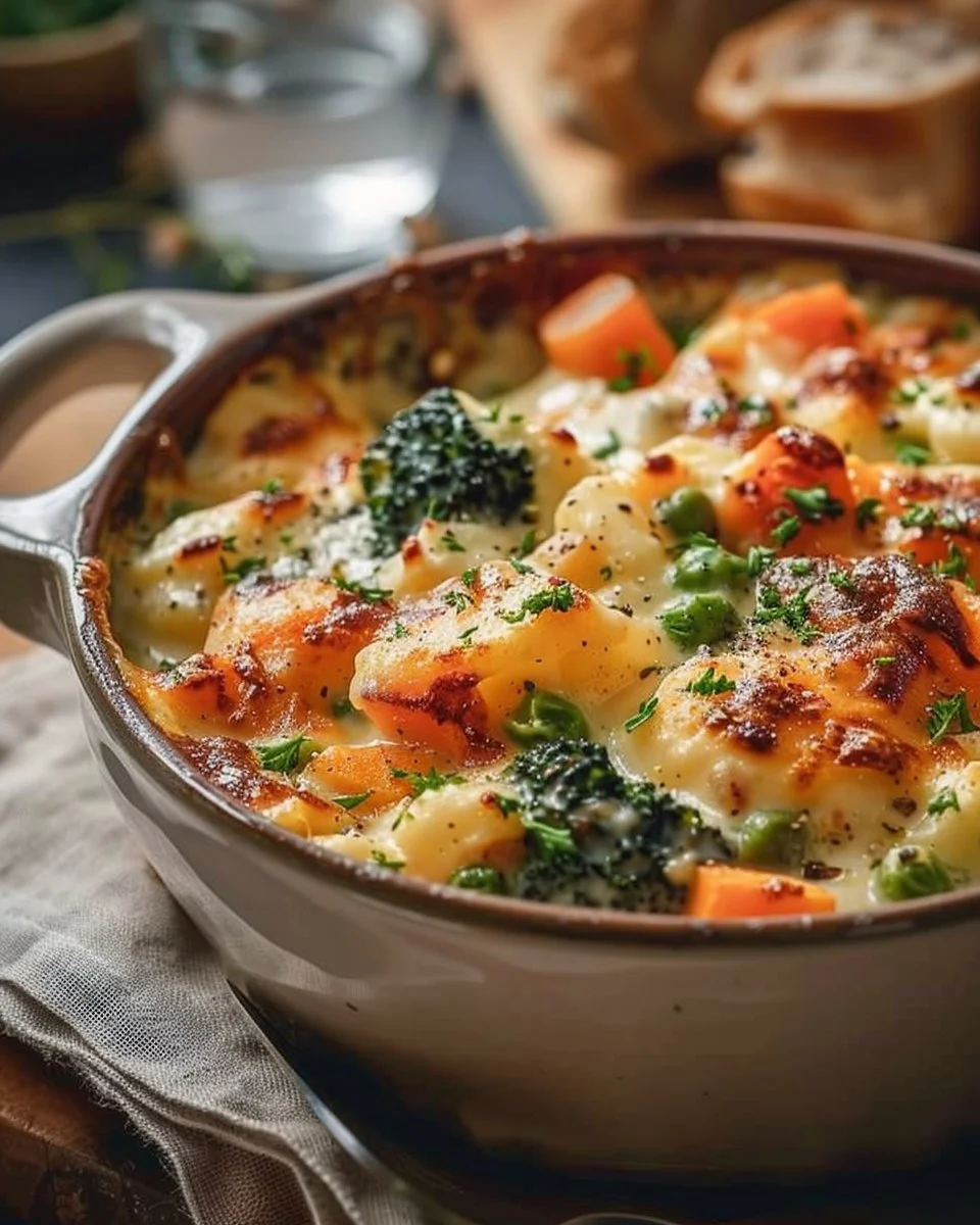 Creamy Winter Vegetable Casserole