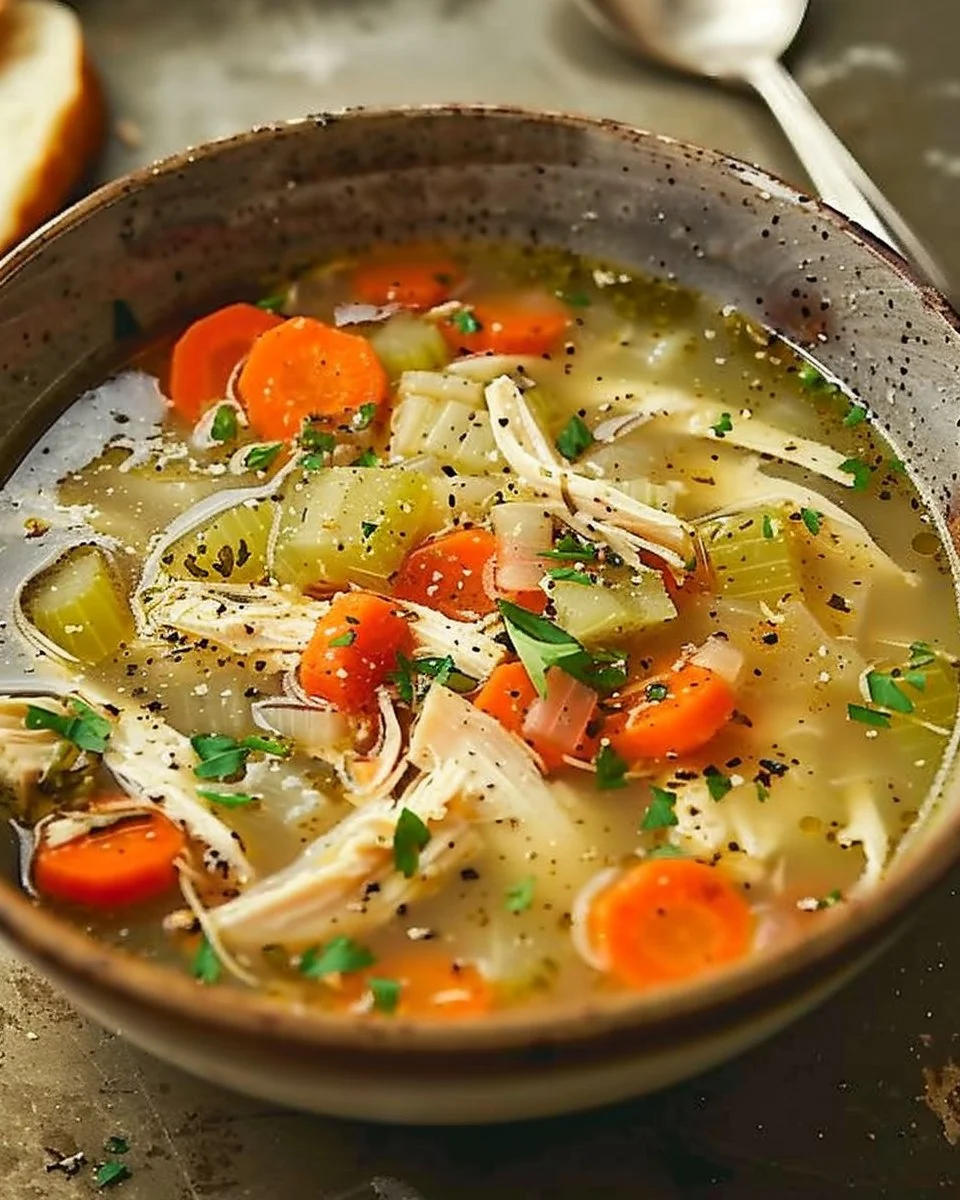 Easy and Healthy Homemade Chicken Soup