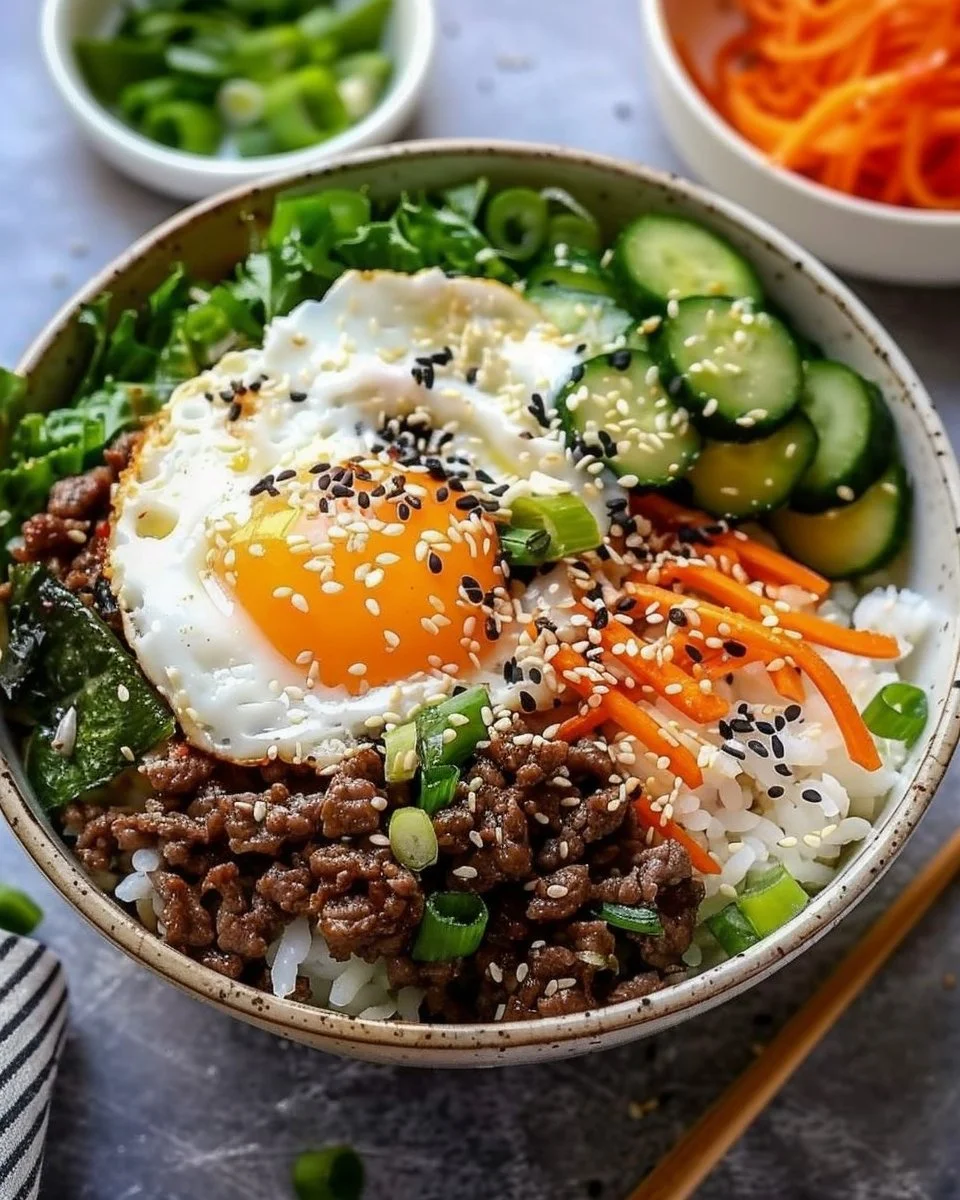 Korean Ground Beef Bowl