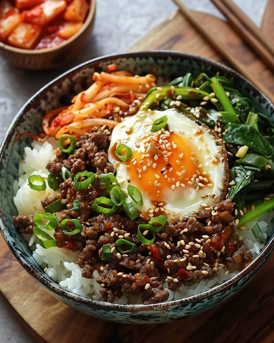 Korean Ground Beef Bowl