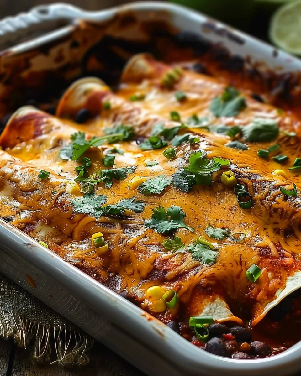Vegetarian Black Bean Enchiladas