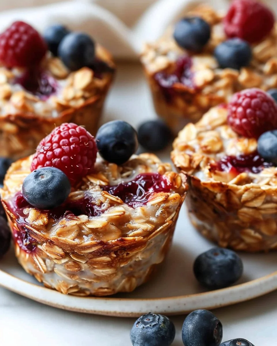 Amazing Protein-Packed Cottage Cheese Baked Oatmeal Cups