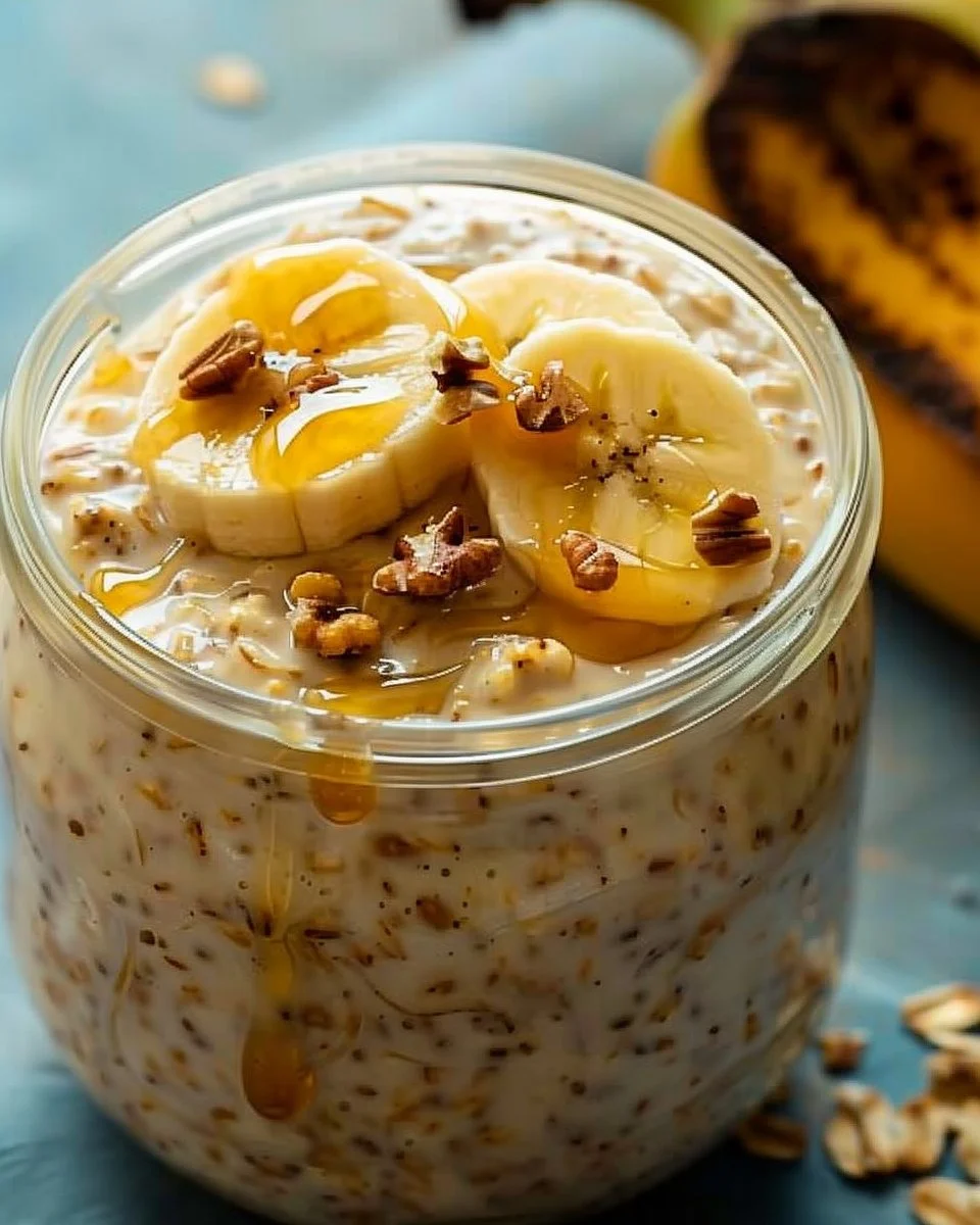 Banana Bread Overnight Oats