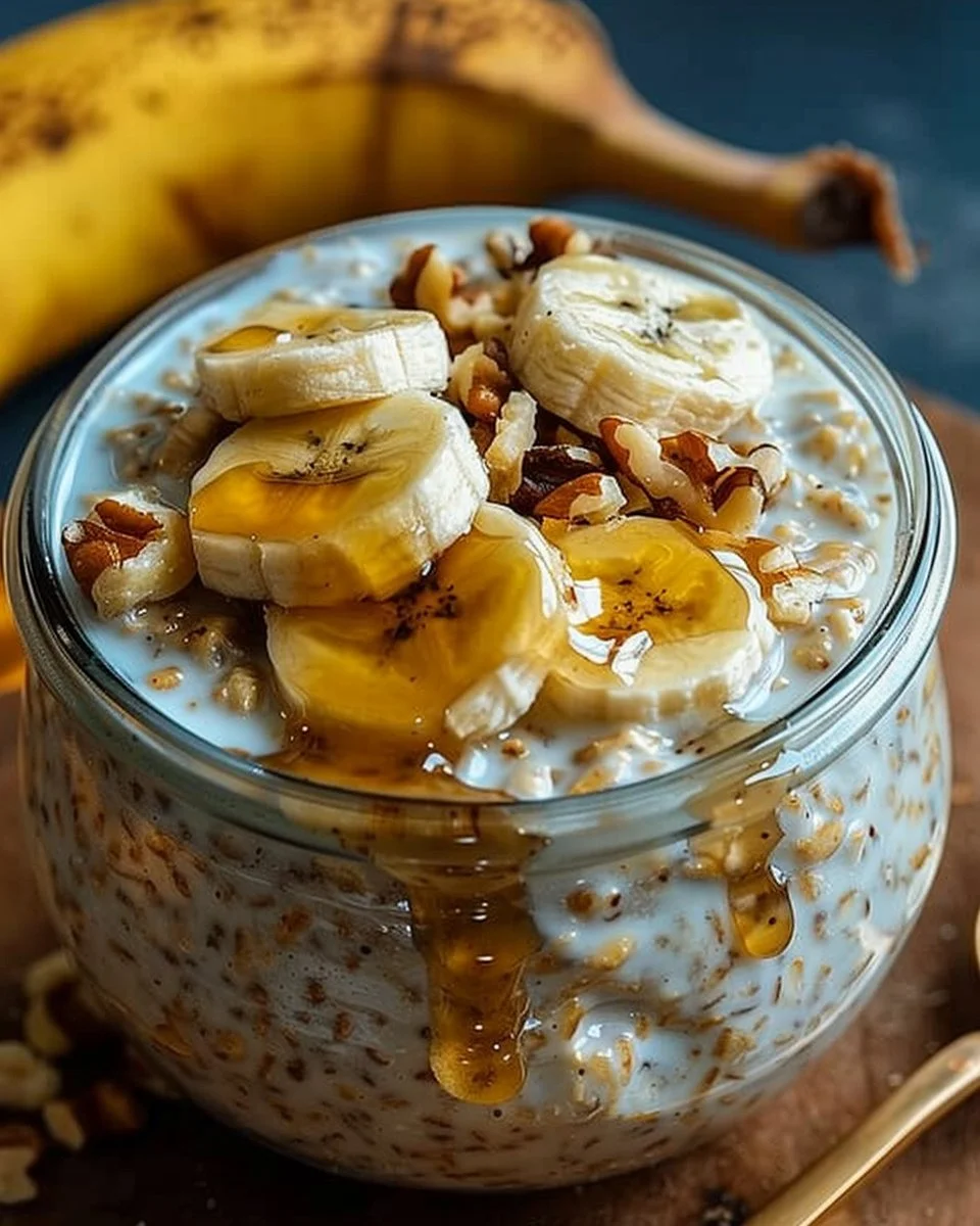 Banana Bread Overnight Oats