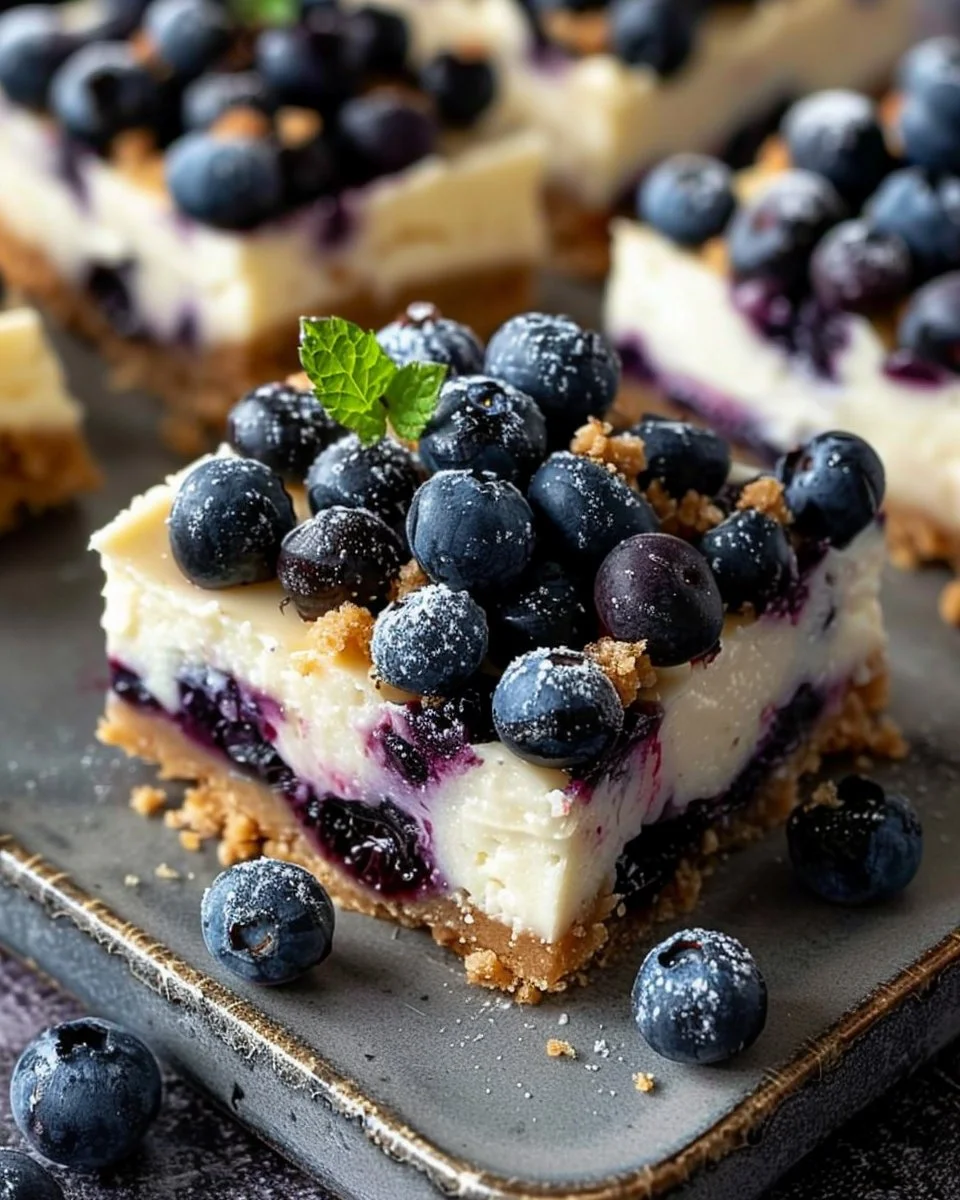 Blueberry Cheesecake Bars