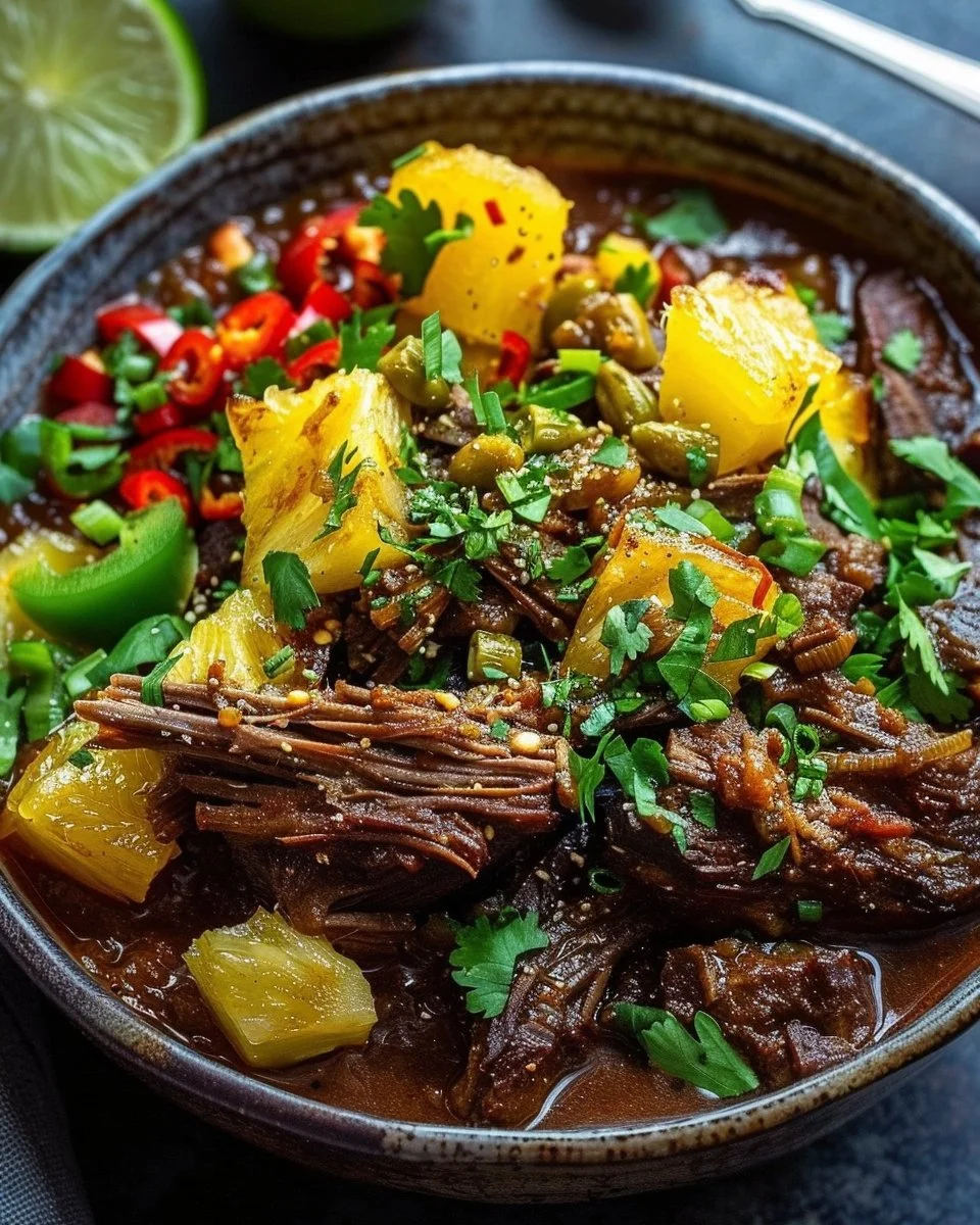 Chipotle Pineapple Pot Roast Bowl