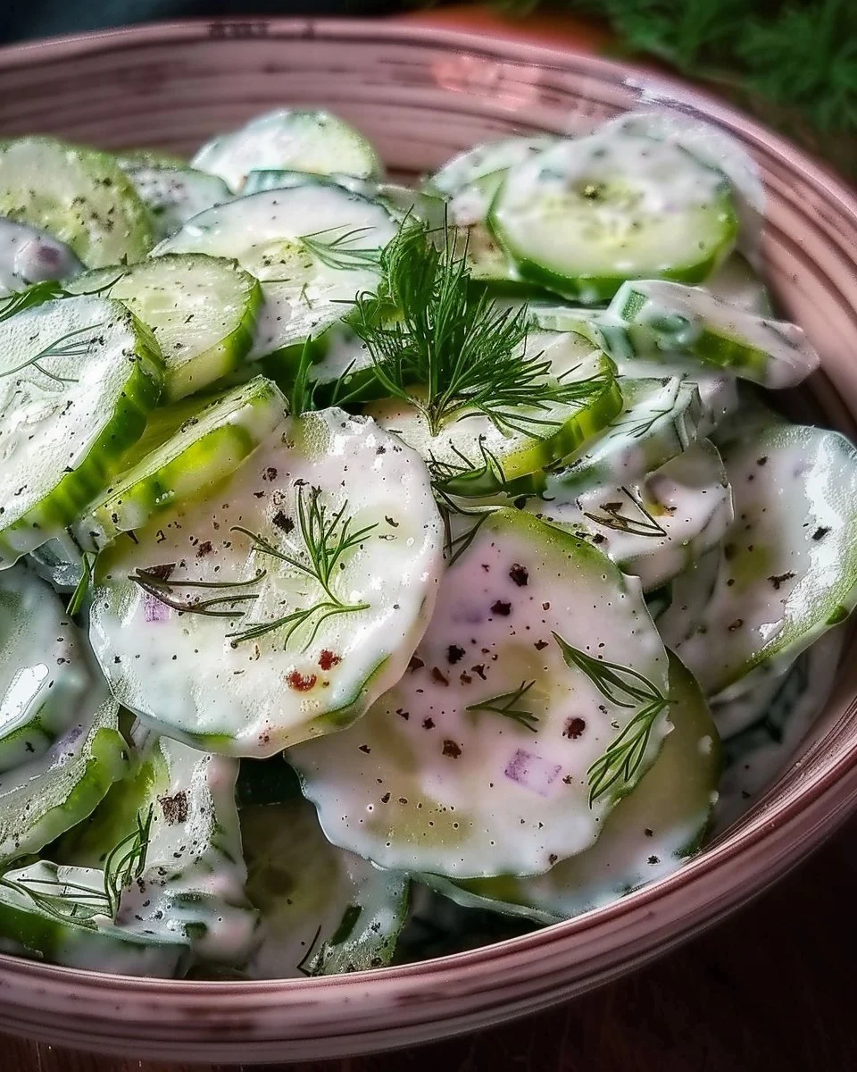 Creamy Cucumber Salad