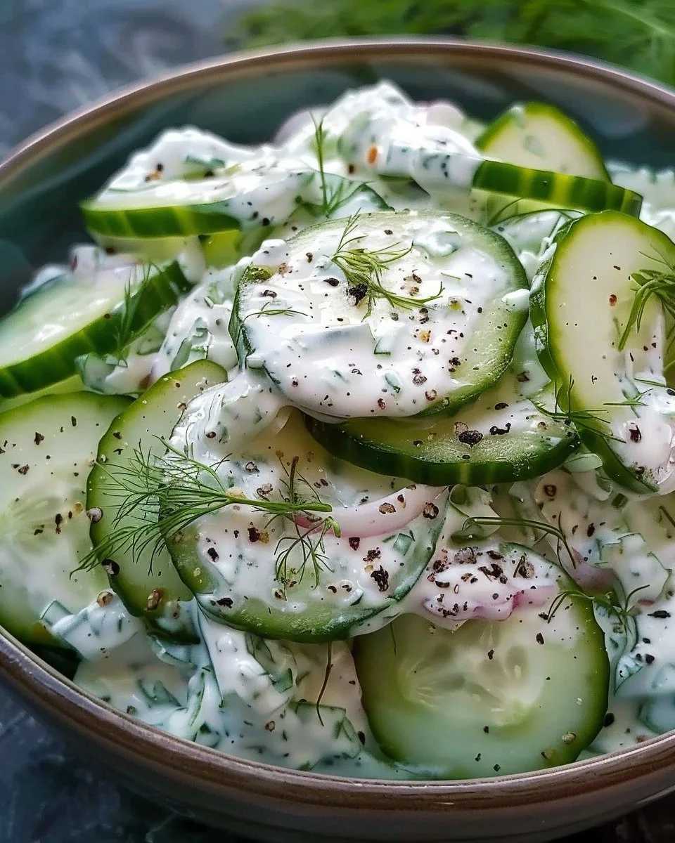 Creamy Cucumber Salad