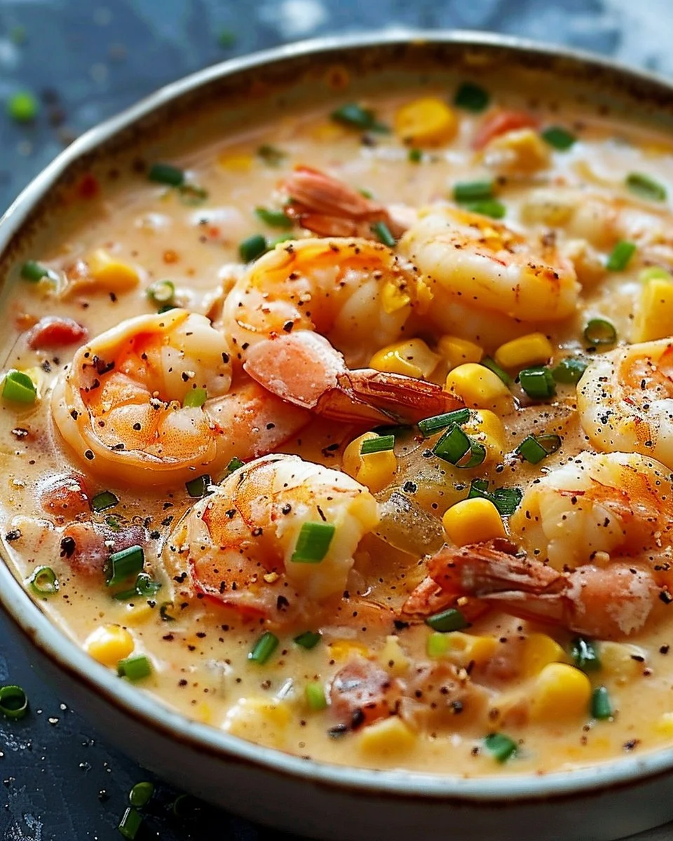 Creamy Shrimp & Corn Chowder That Feels Like Comfort in a Bowl