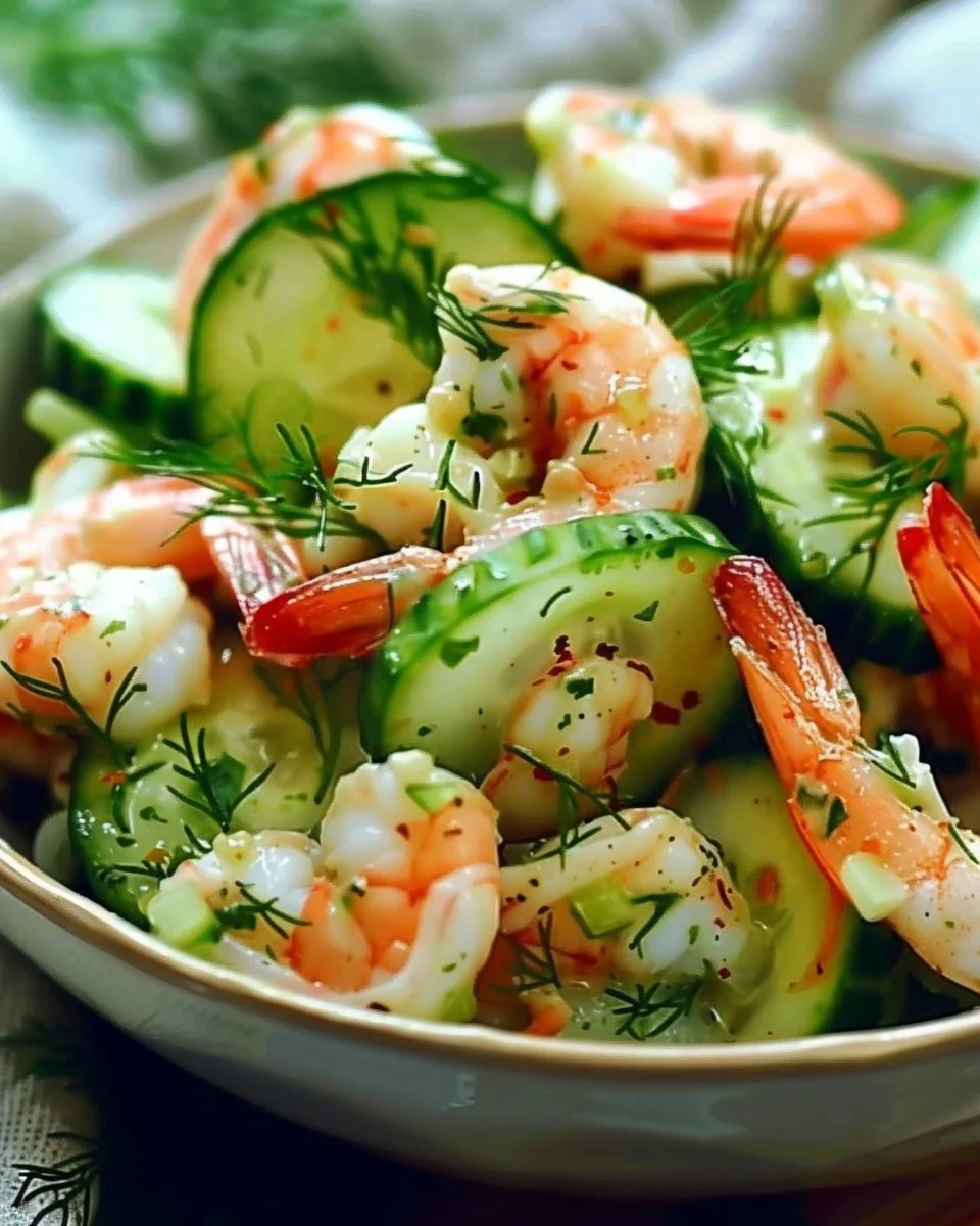 Cucumber Shrimp Salad