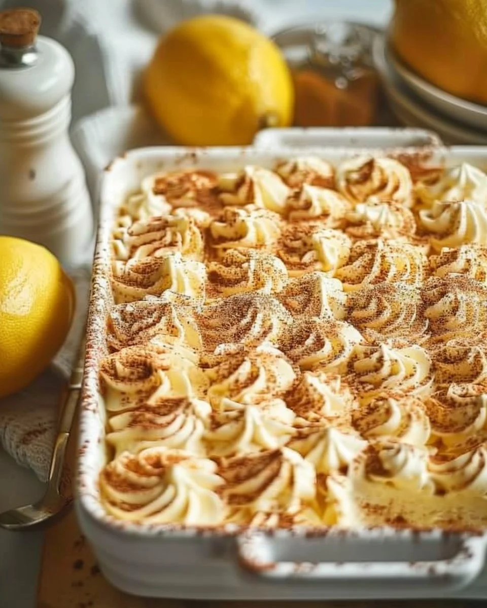 Easy Lemon Tiramisu