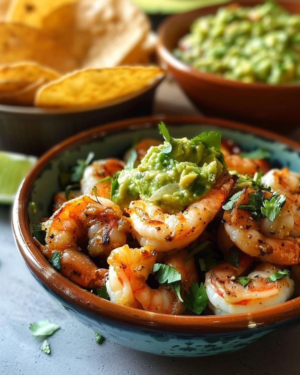 Easy Shrimp Appetizers (with Zesty Guacamole Bites!)