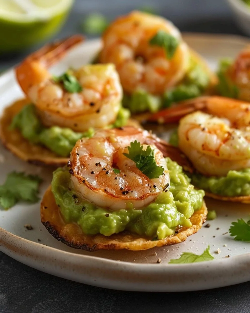 Easy Shrimp Appetizers (with Zesty Guacamole Bites!)