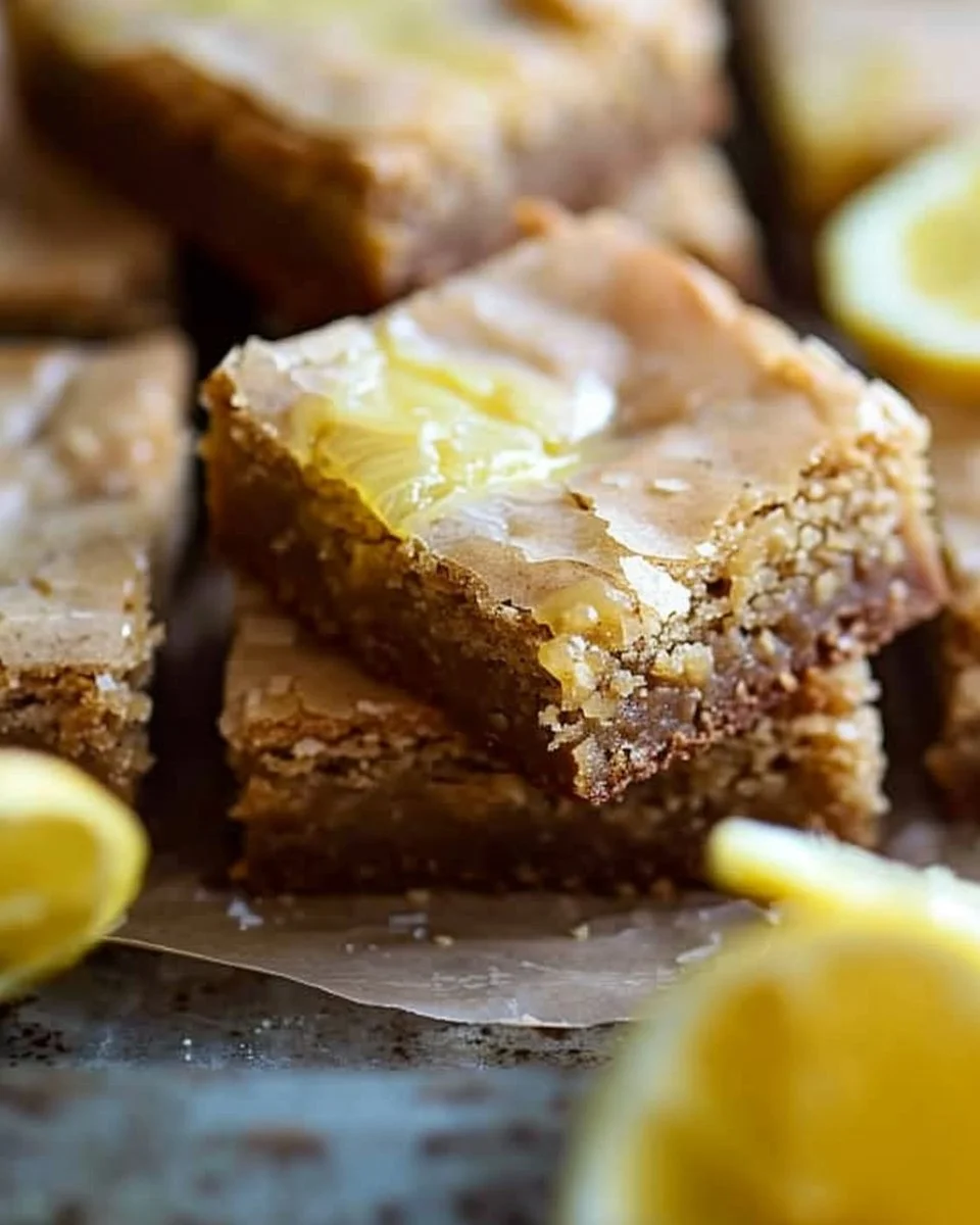 Gluten Free Lemon Brownies
