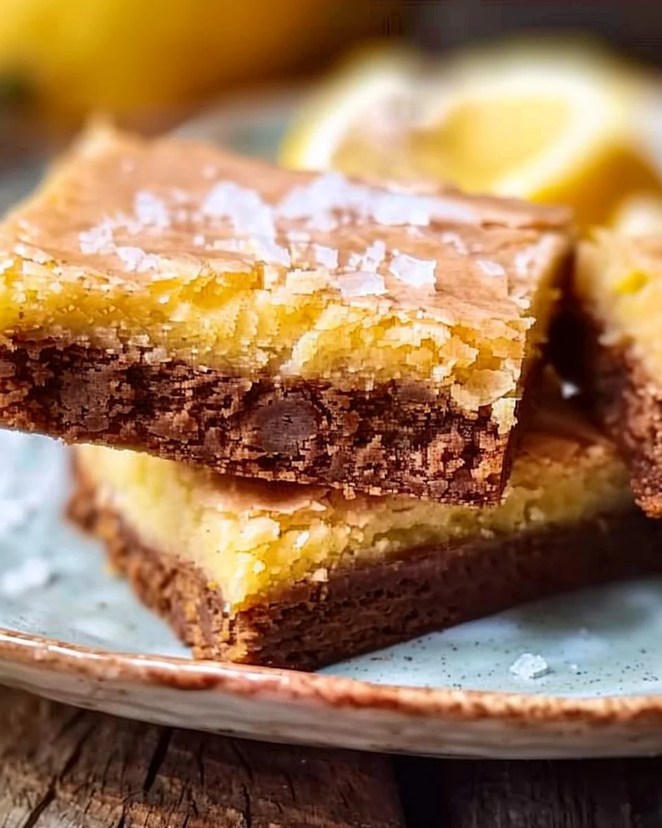 Gluten Free Lemon Brownies
