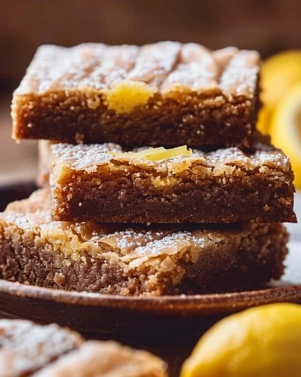 Gluten Free Lemon Brownies