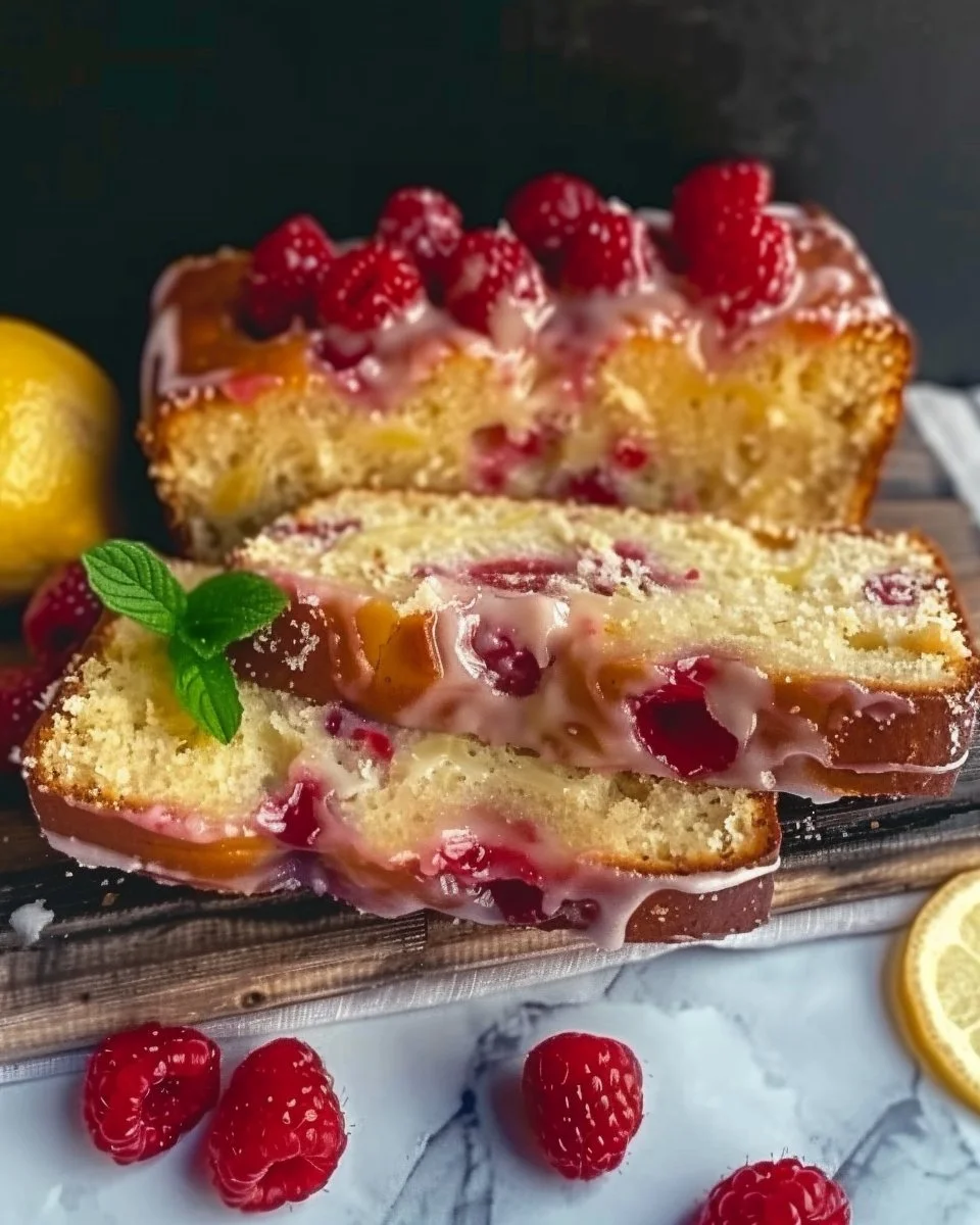 Gluten-Free Raspberry Lemon Loaf