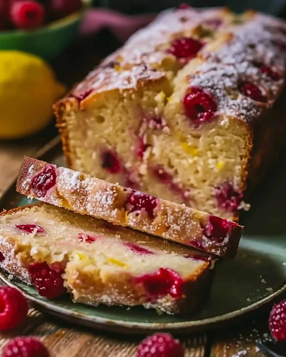 Gluten-Free Raspberry Lemon Loaf