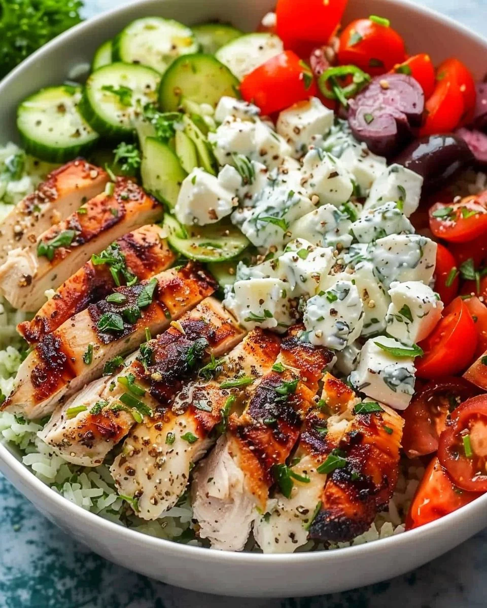 Greek Chicken Bowls: Amazing Meal Prep Delight