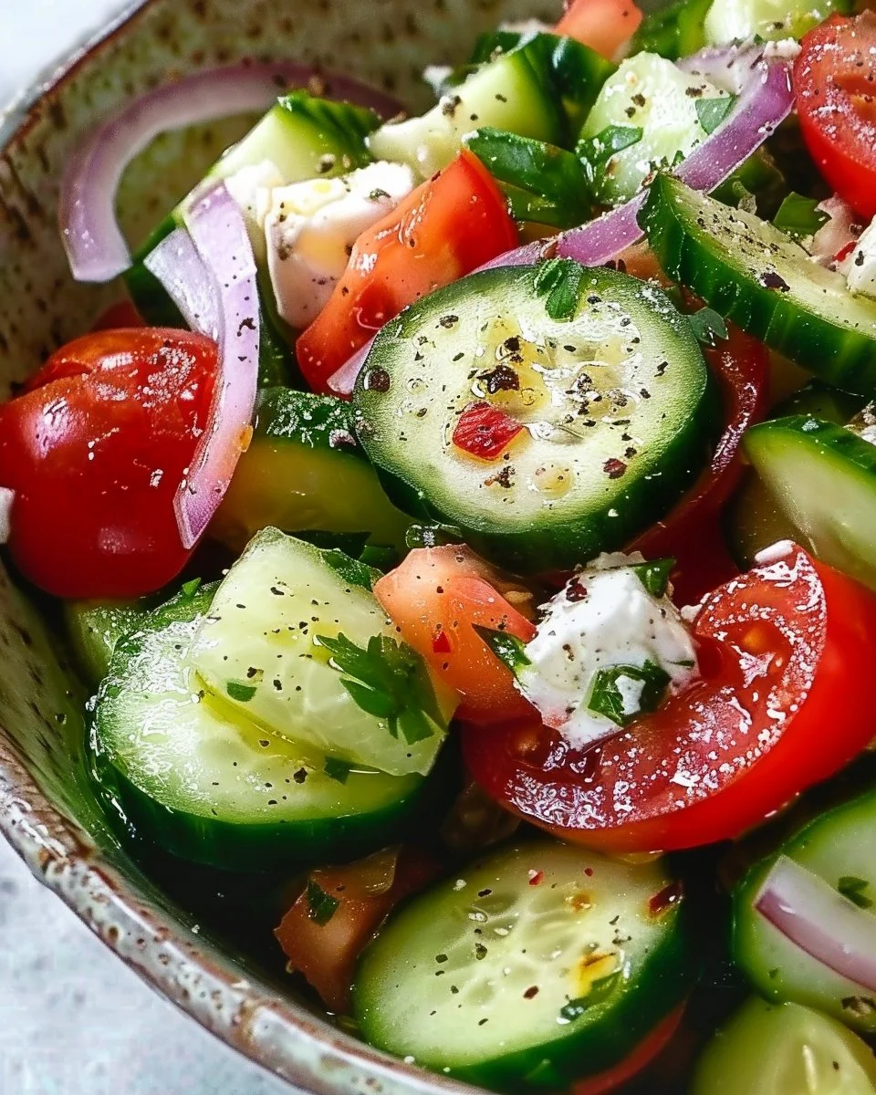 Greek Cucumber Salad
