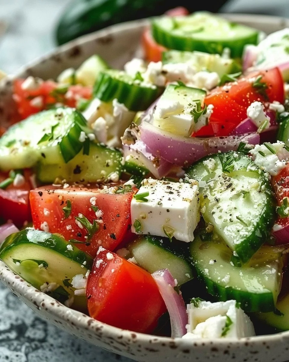Greek Cucumber Salad