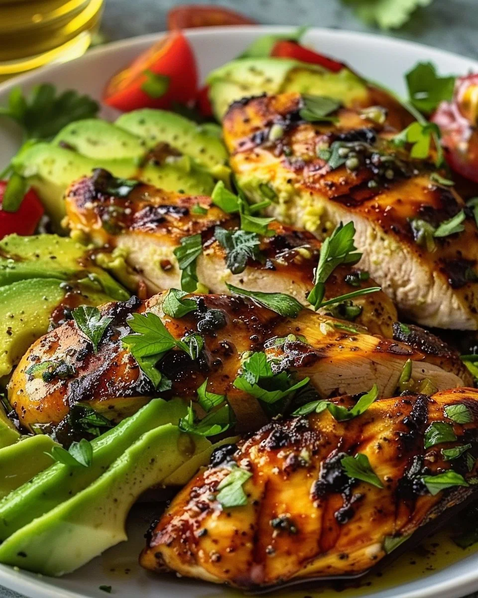 Grilled California Avocado Chicken
