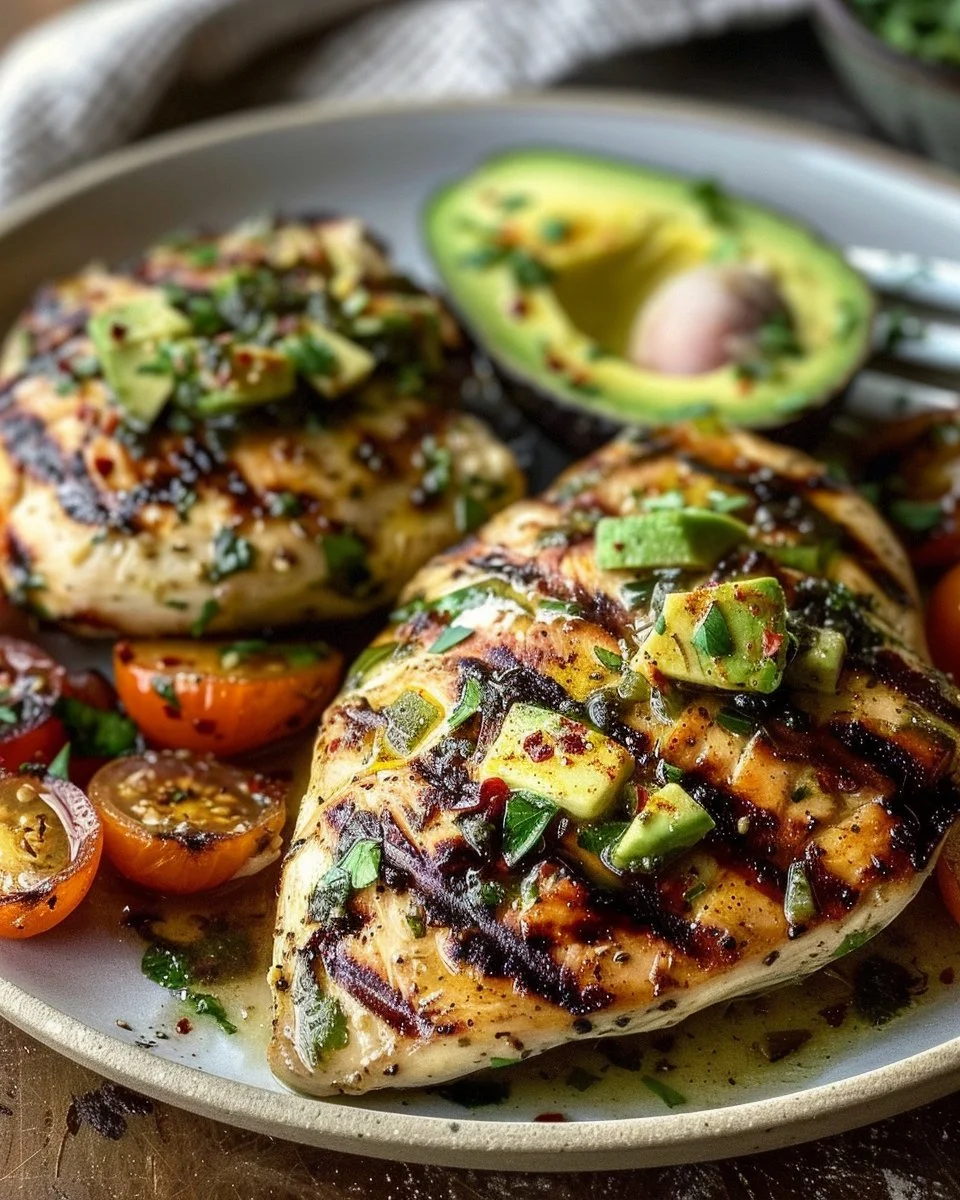 Grilled California Avocado Chicken