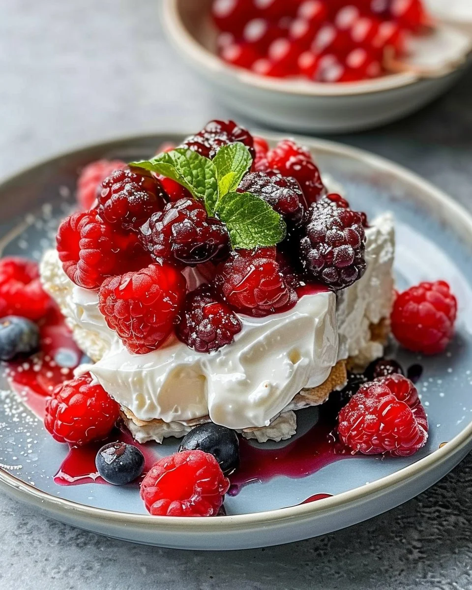 High-Protein Cottage Cheese Berry Dessert