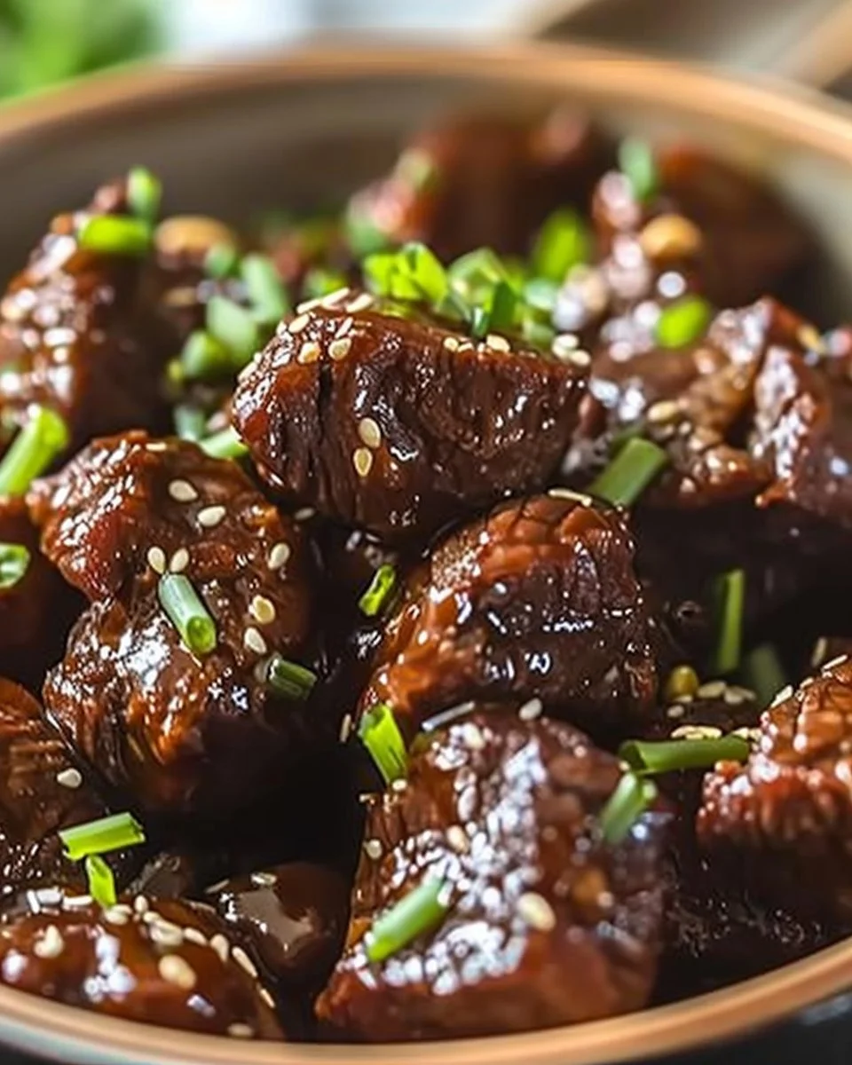 Korean-Style Slow Cooker Beef Bites