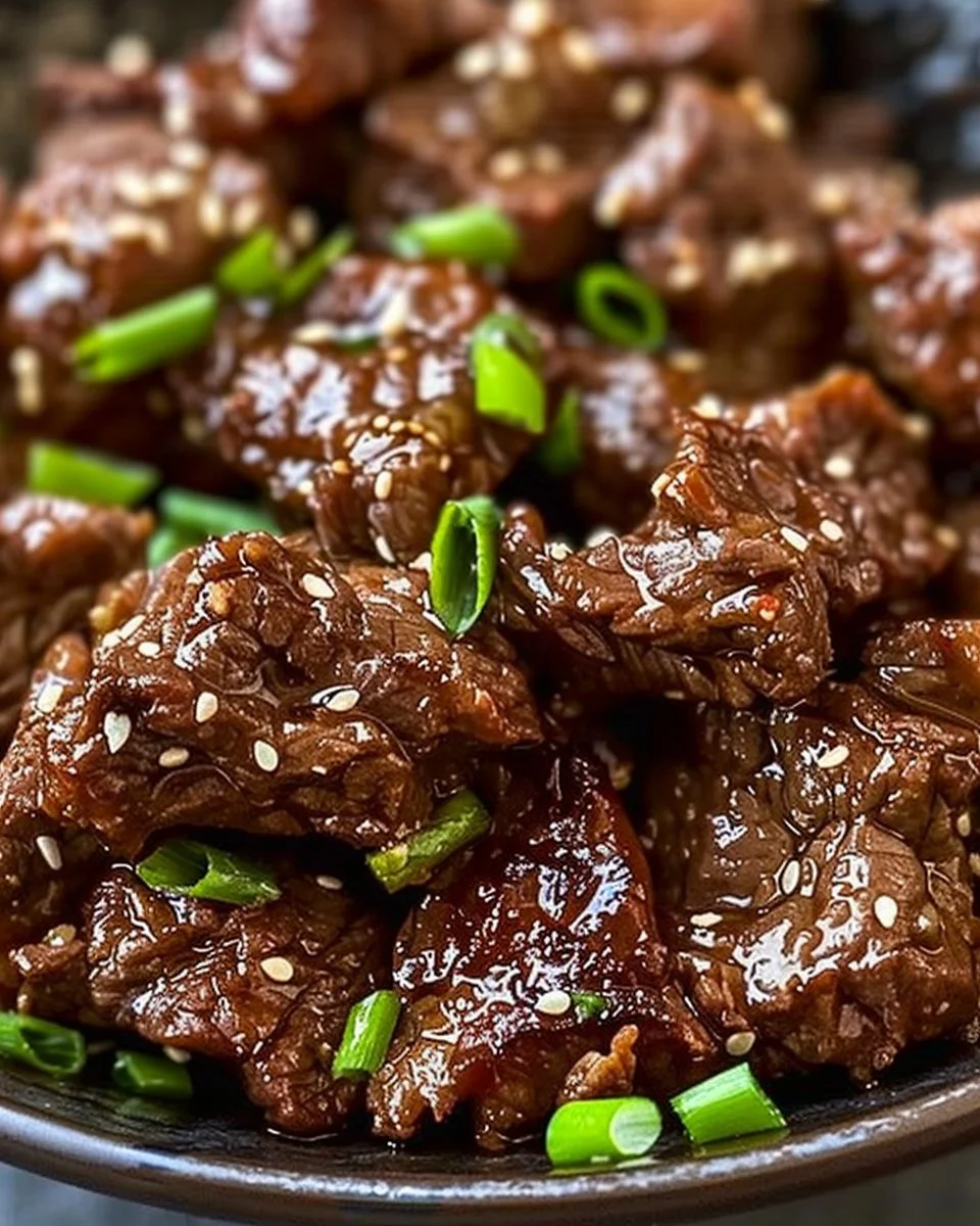 Korean-Style Slow Cooker Beef Bites