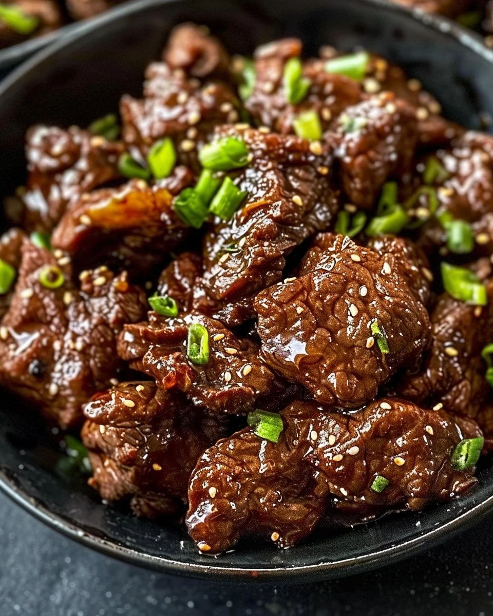 Korean-Style Slow Cooker Beef Bites