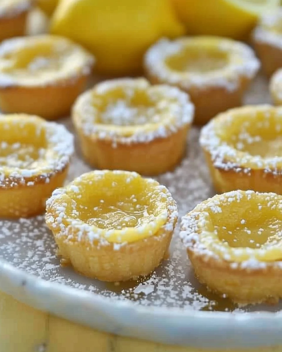 Lemon Bar Cookie Cups